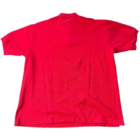 Patagonia Men's Golf Polo Shirt Size L‎ Short Sleeve Organic Cotton Red |G1 - Picture 6 of 6
